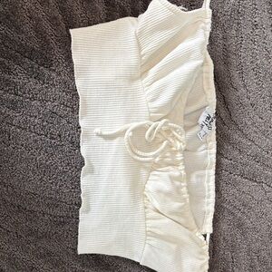 Princess Polly Cream Kids Shorts